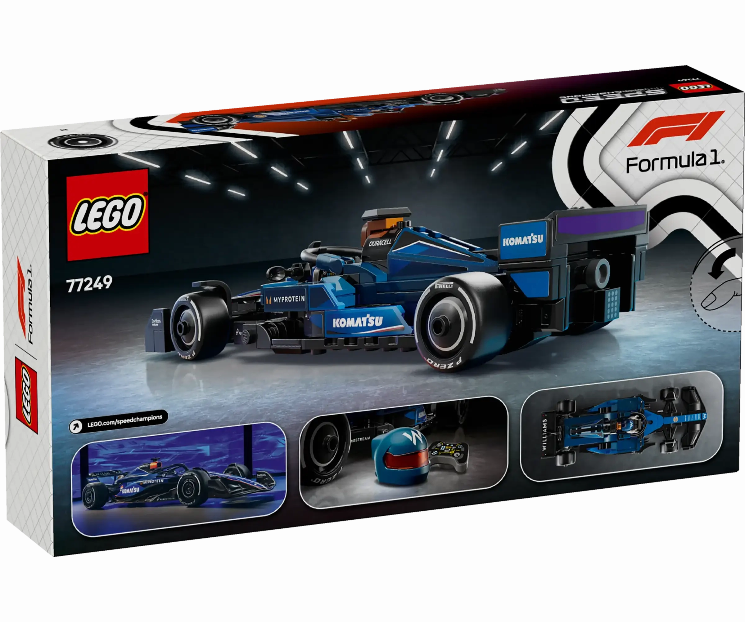 LEGO SPEED CHAMPIONS 77249 Williams Racing FW46 F1 Race Car