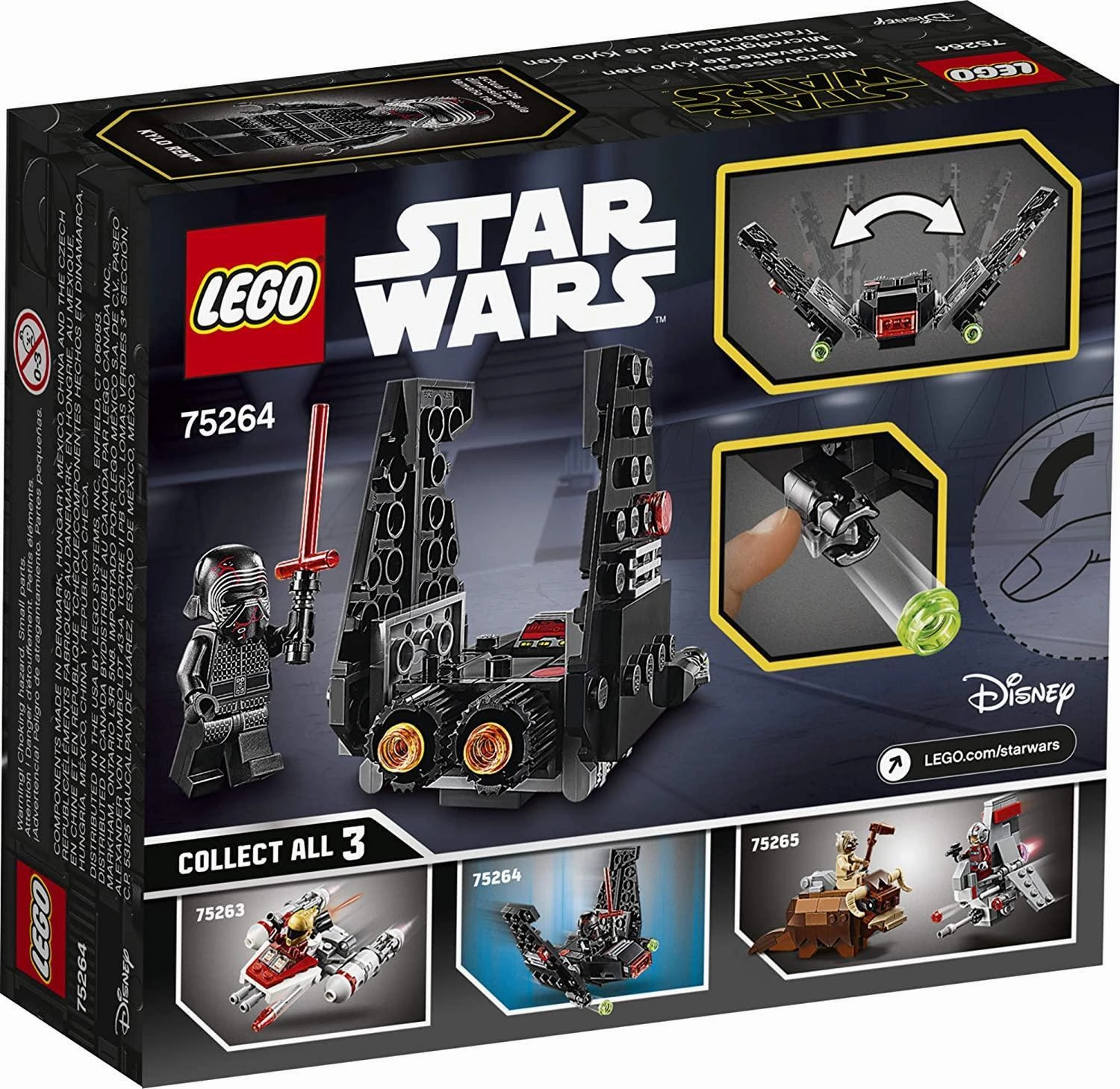 LEGO STAR WARS 75264 Star Wars Kylo Rens Shuttle Microfighter