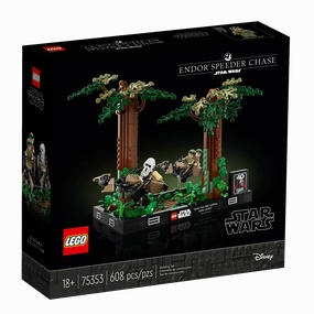 LEGO STAR WARS 75353 Endor Speeder Chase Diorama