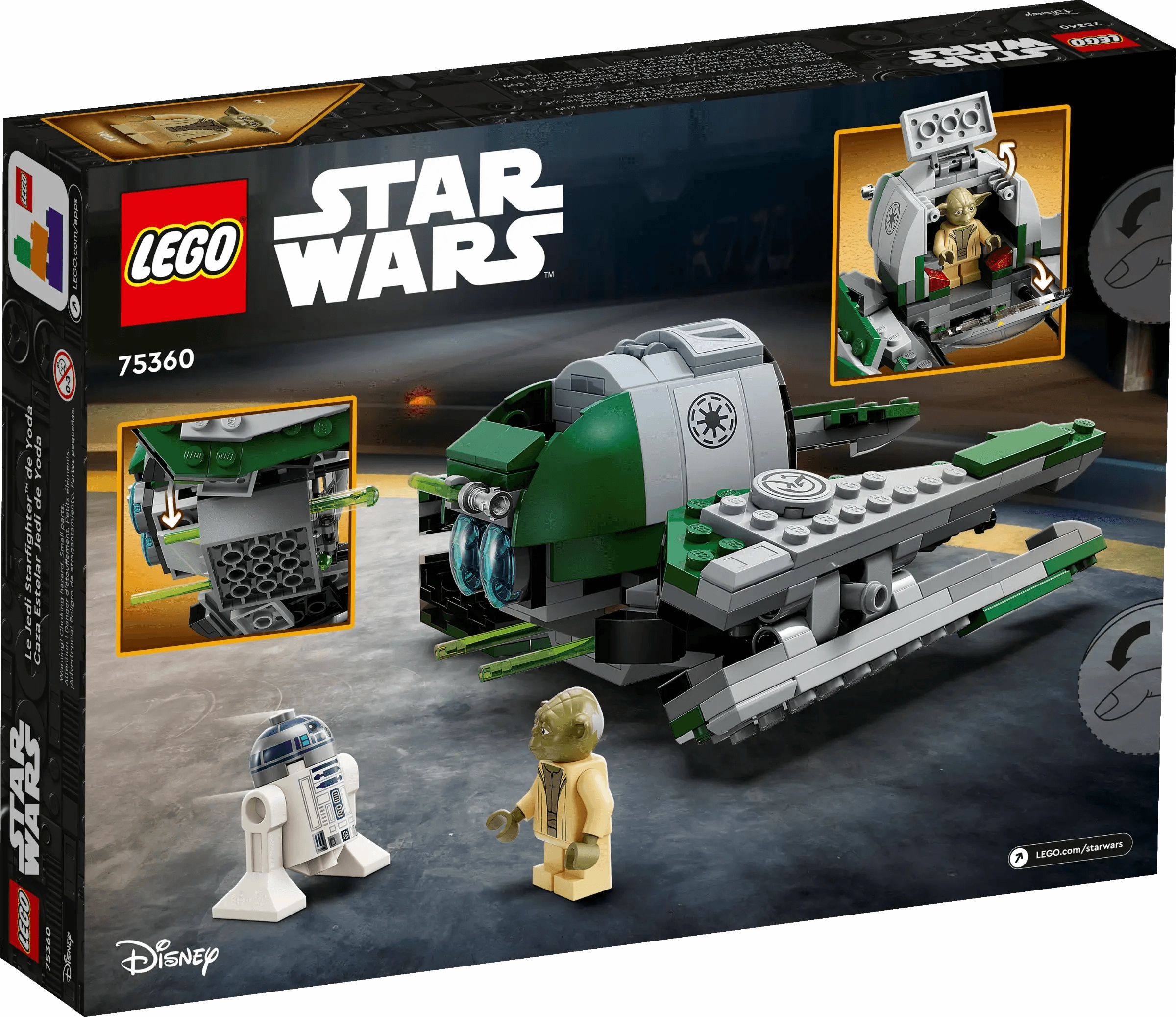 LEGO STAR WARS 75360 STAR WARS Yoda's Jedi Starfighter