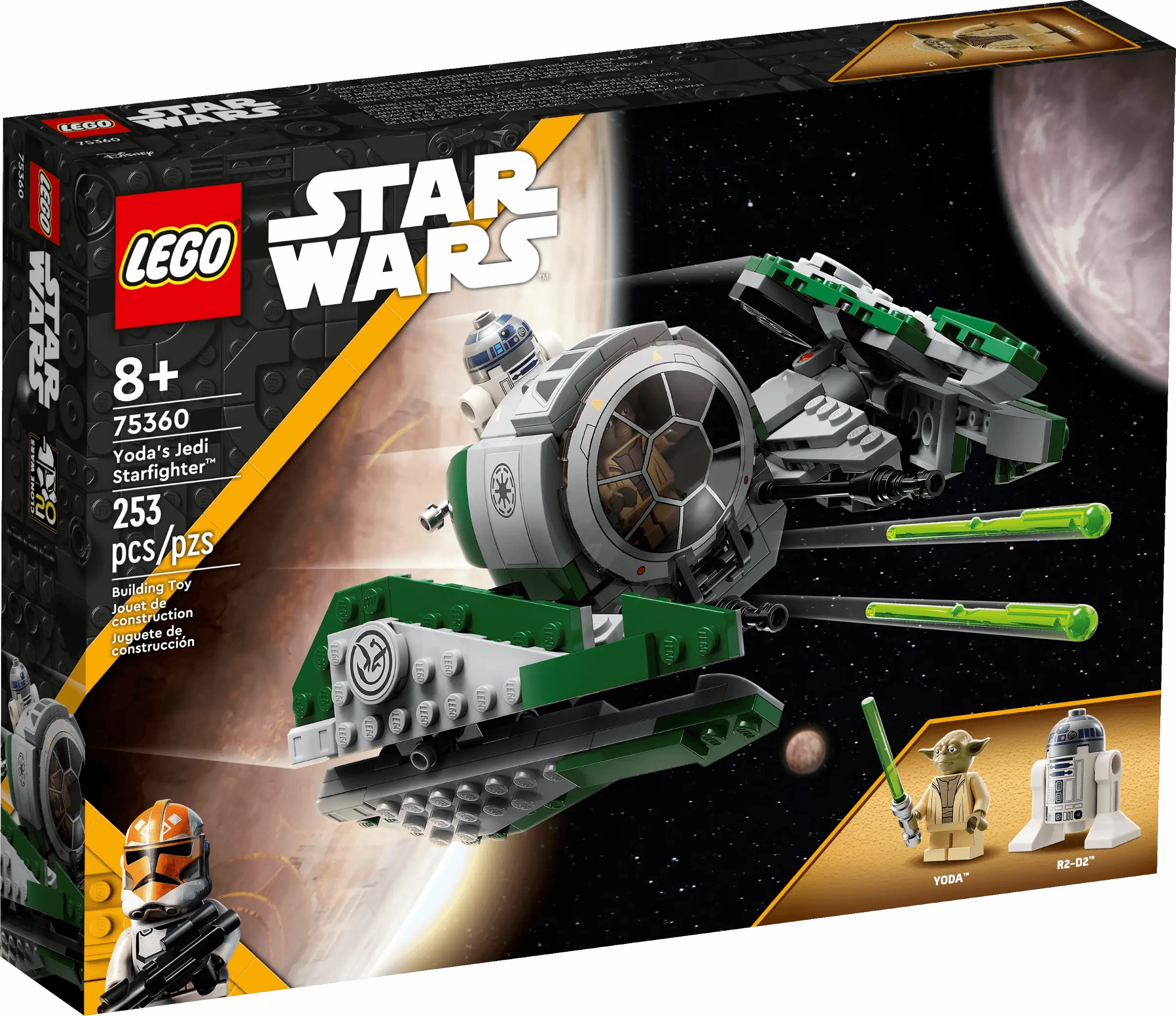 LEGO STAR WARS 75360 STAR WARS Yoda's Jedi Starfighter