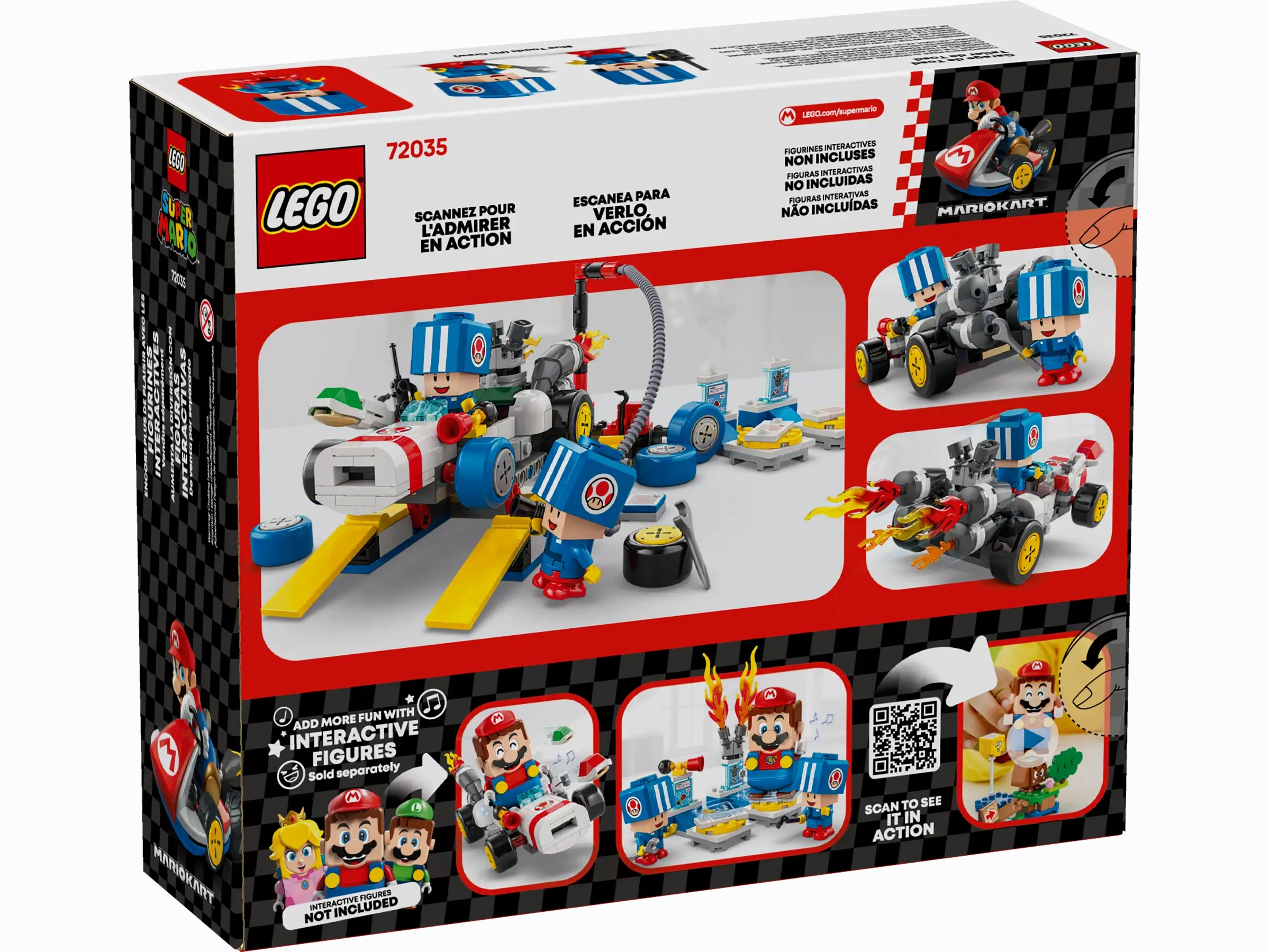 LEGO SUPER MARIO 72035 Mario Kart  Toad's Garage