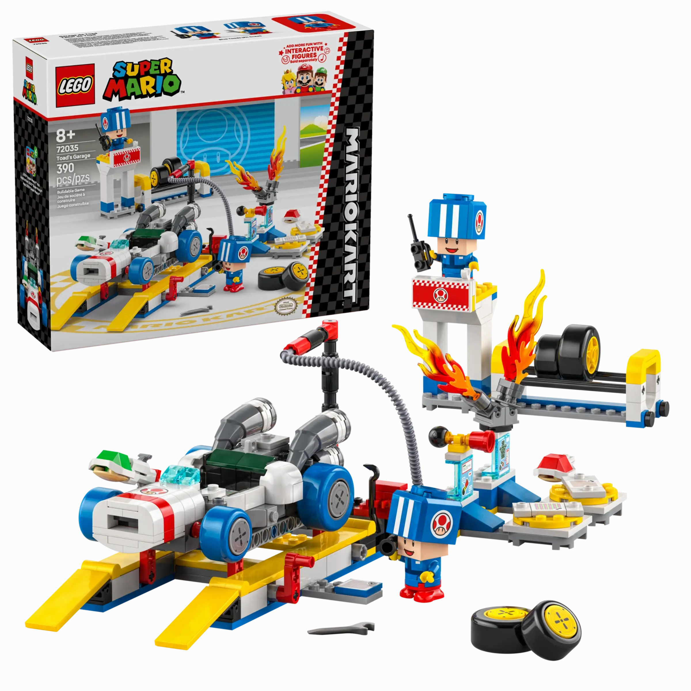 LEGO SUPER MARIO 72035 Mario Kart  Toad's Garage
