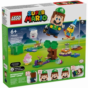 LEGO Super Mario Adventures with interactive LEGO Luigi