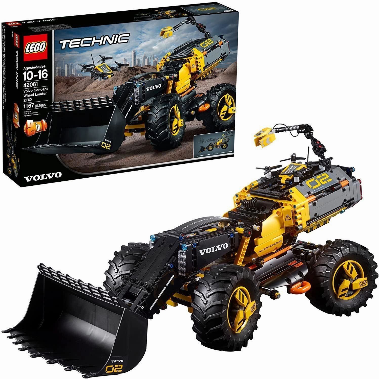 LEGO TECHNIC 42081 Volvo Concept Wheel Loader Zeux