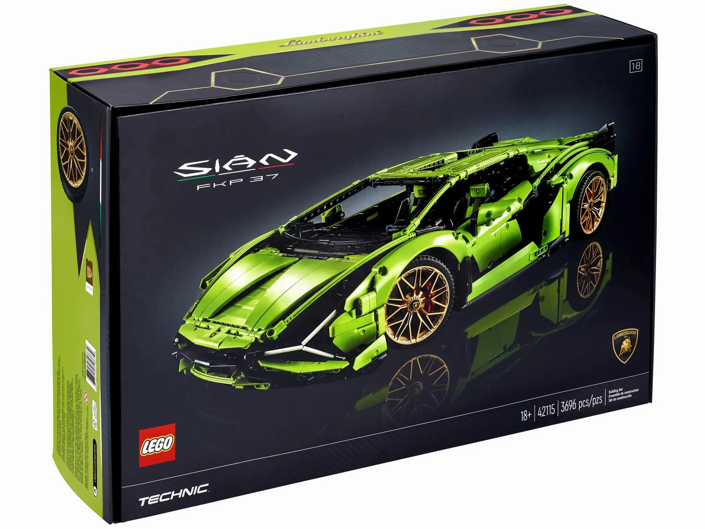 LEGO TECHNIC 42115 Lamborghini Sin FKP 37 Race Car Model