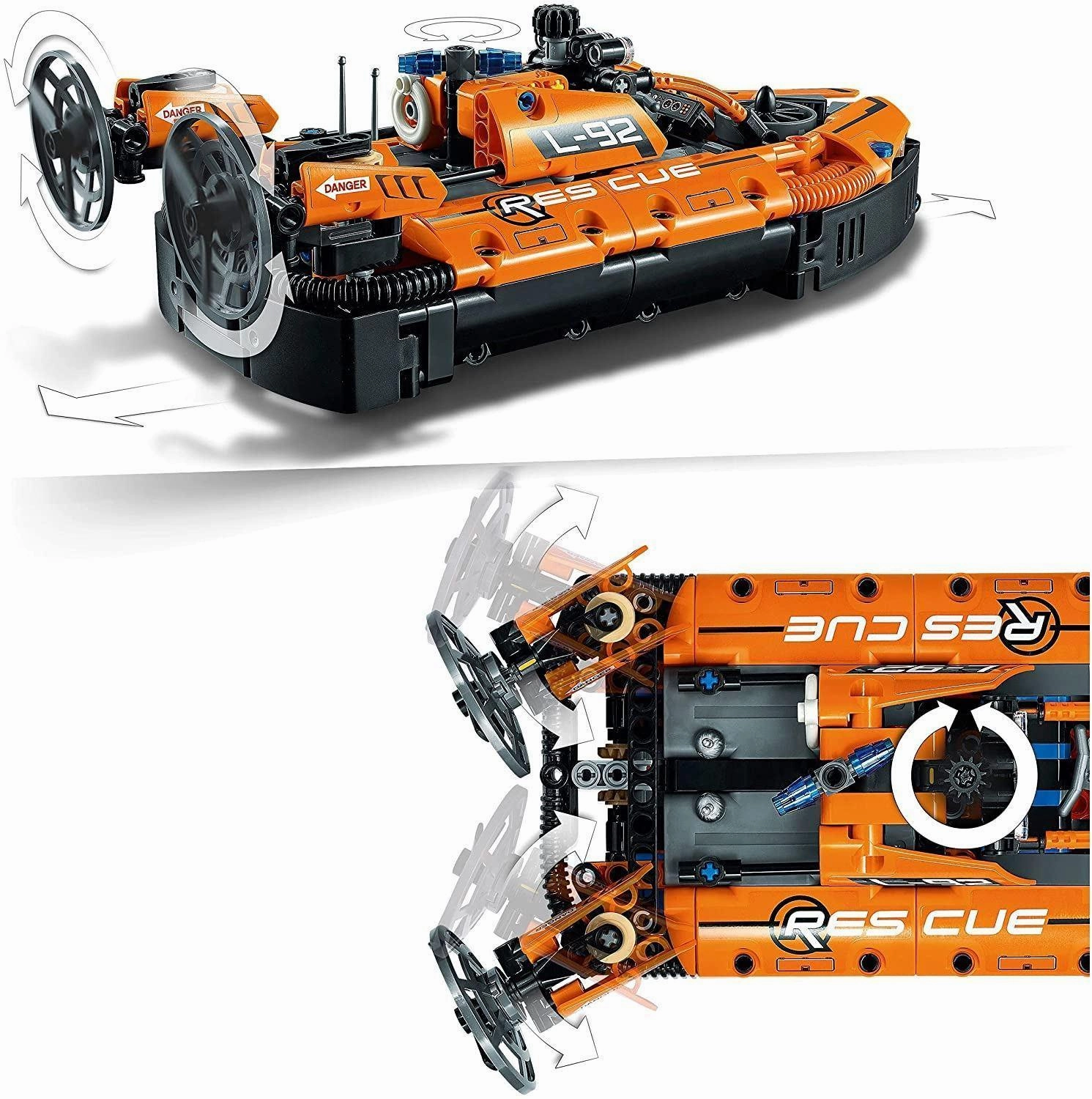 LEGO TECHNIC 42120 Rescue Hovercraft to Aircraft