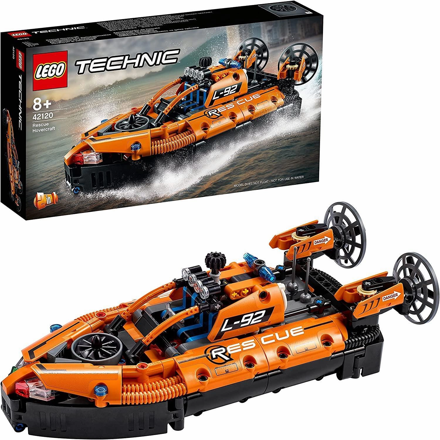 LEGO TECHNIC 42120 Rescue Hovercraft to Aircraft