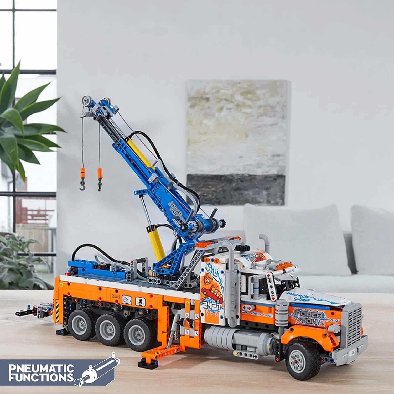 LEGO TECHNIC 42128 Heavy-Duty Tow Truck Building Kit