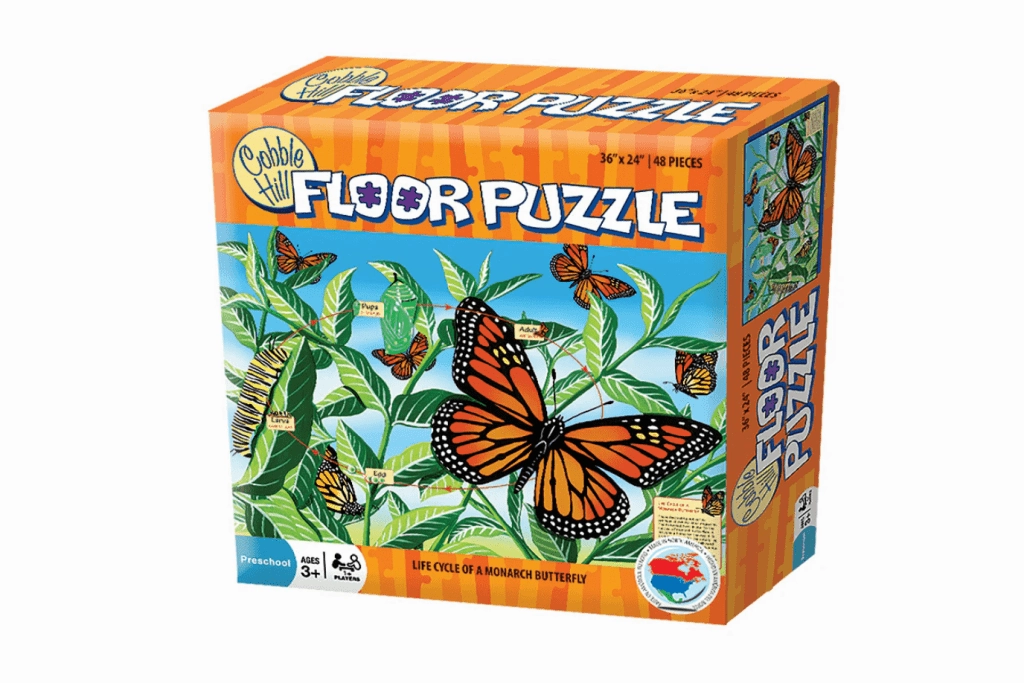 Life Cycle of a Monarch Butterfly (Floor Puzzle 48pc)
