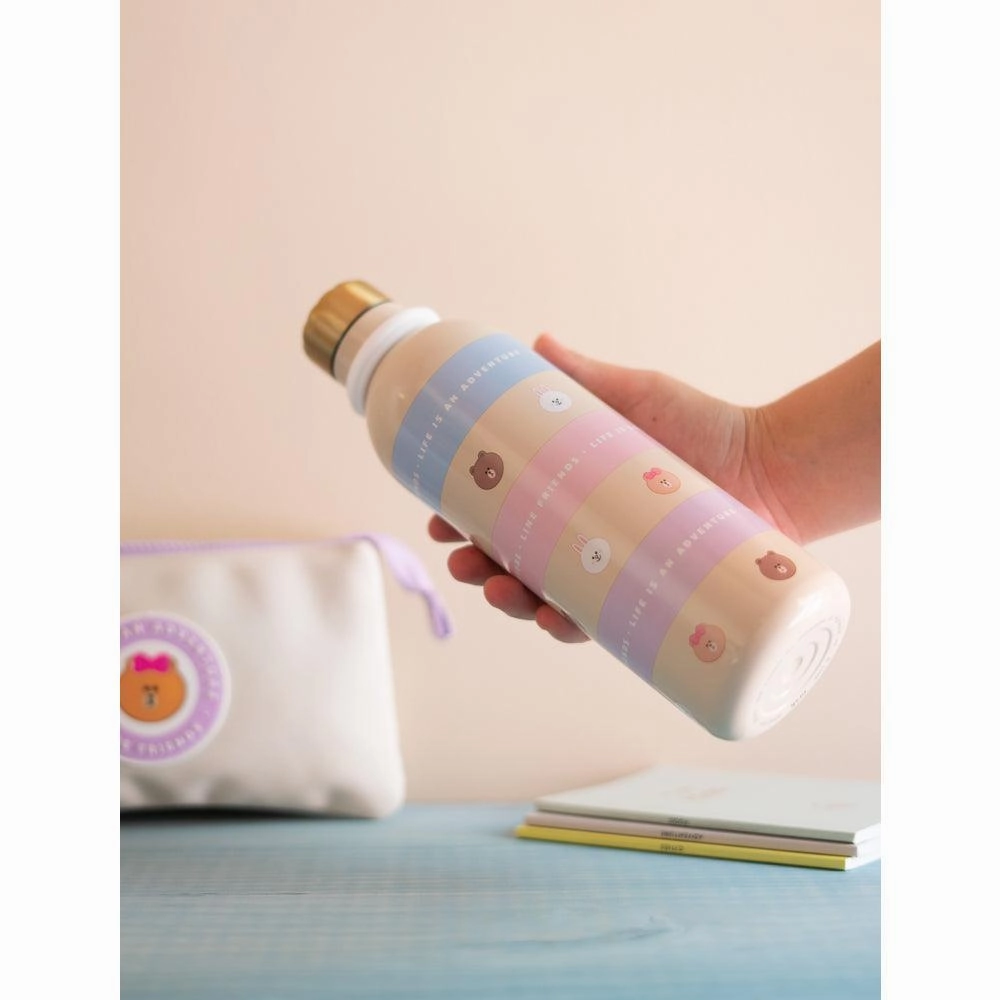 Line Friends Metallic Hot & Cold Drinks Bottle 500 ml
