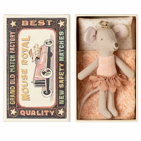 Little Sister Princess Mouse in a Matchbox