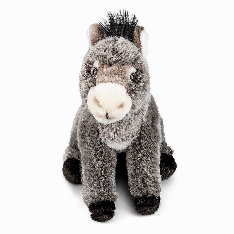 LIVING NATURE Donkey Soft Toy 27cm