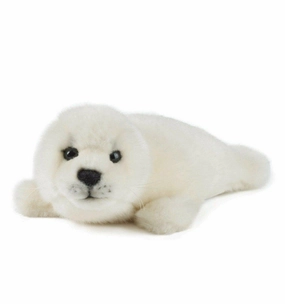 LIVING NATURE Grey Seal Pup 20cm Soft Toy