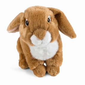 LIVING NATURE Light Brown French Lop-Eared Rabbit 22cm Plush