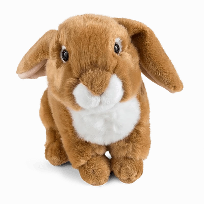 LIVING NATURE Light Brown French Lop-Eared Rabbit 22cm Plush