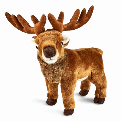 LIVING NATURE Red Deer Stag 25cm Plush