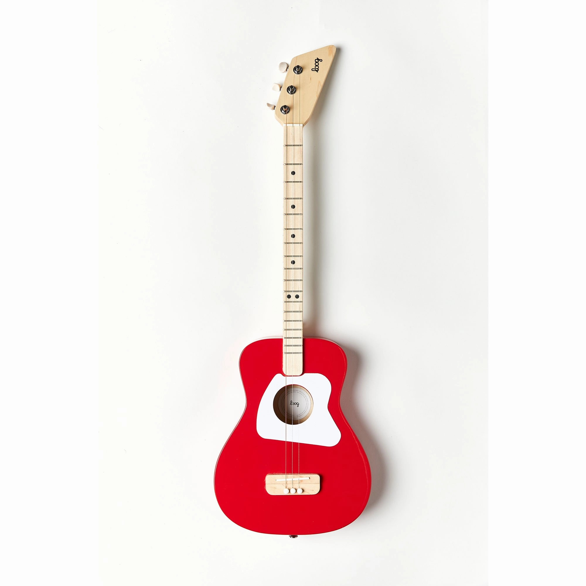 Loog Pro Acoustic Guitar Bundle with Bag, Strap and Stand (Includes FREE App, Flashcards & Chord Diagram)