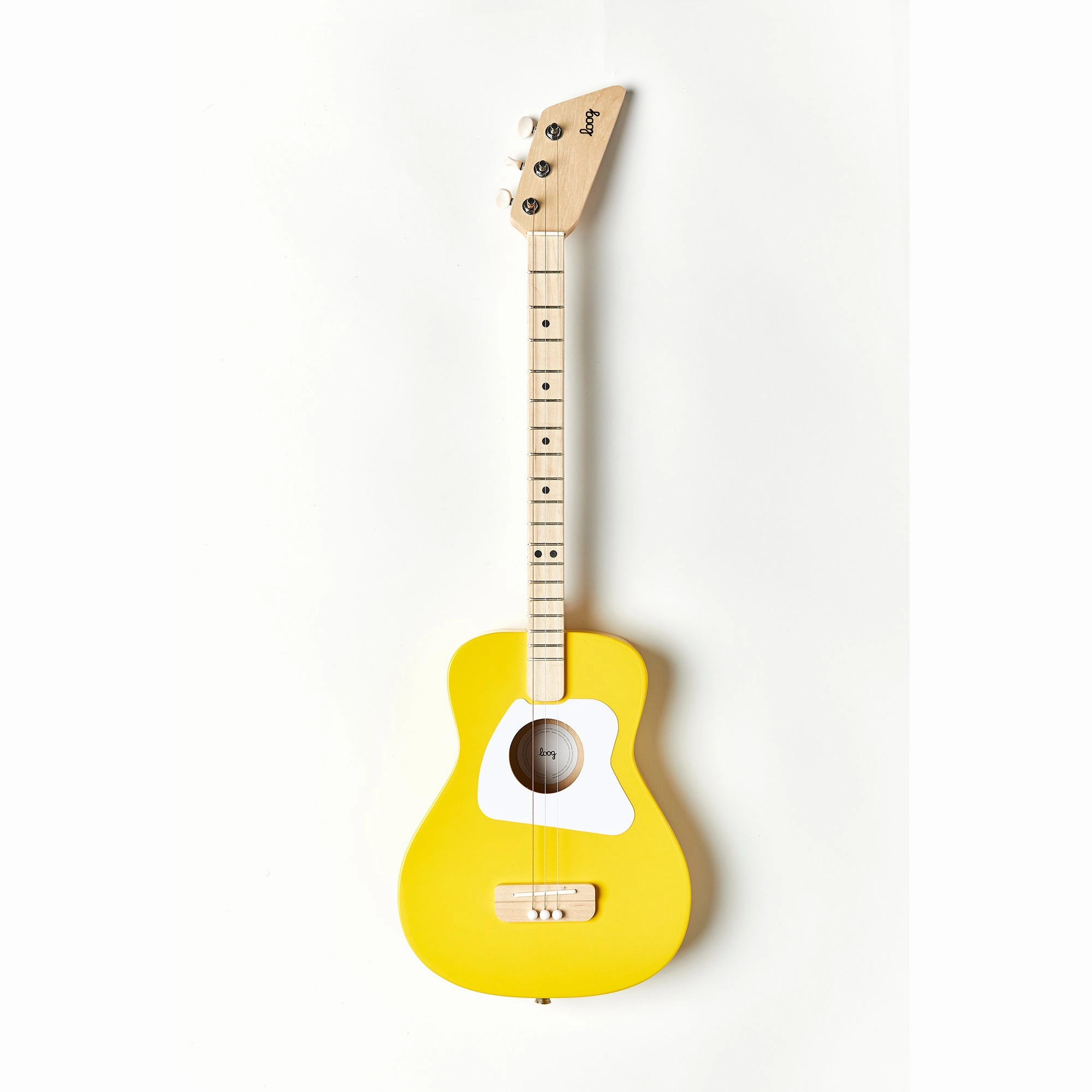 Loog Pro Acoustic Guitar Bundle with Bag, Strap and Stand (Includes FREE App, Flashcards & Chord Diagram)
