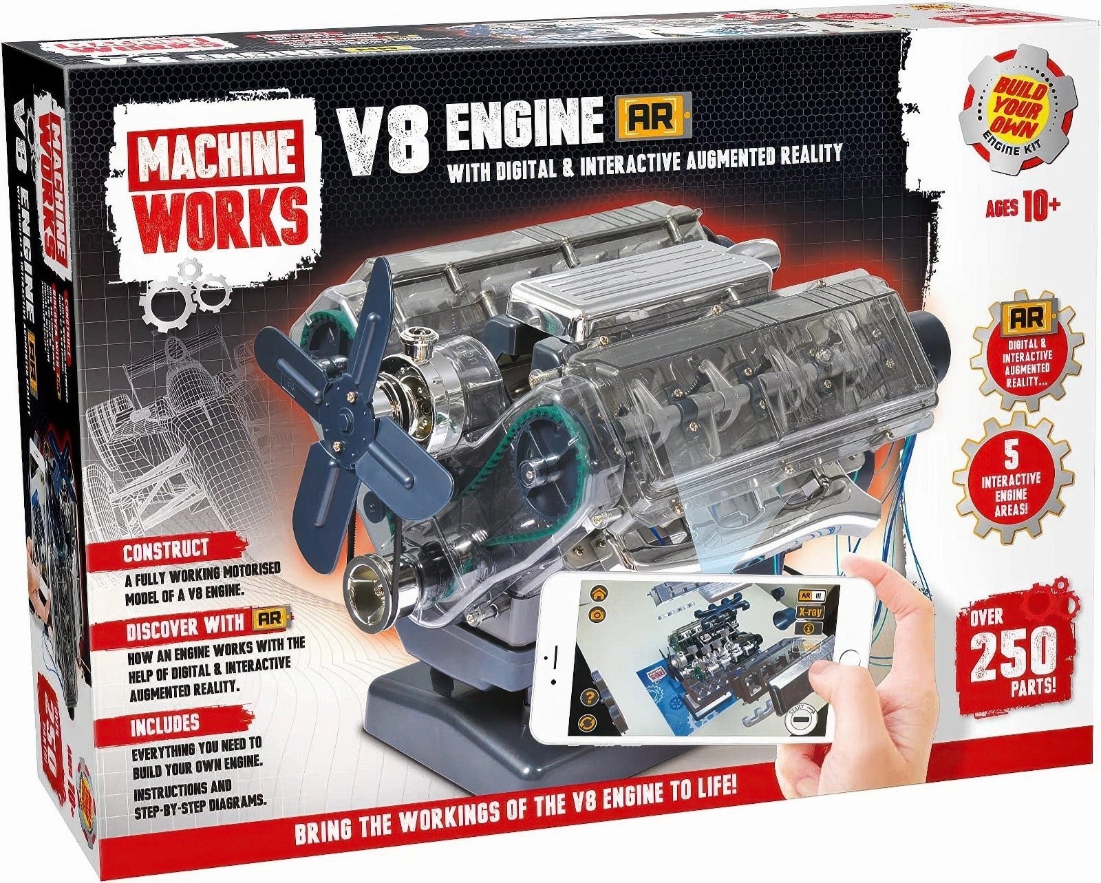 Machine Works V8 Engine Model 250 Pieces