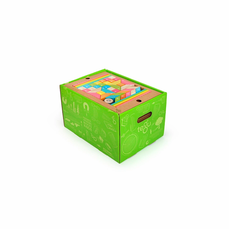 Magnetic Wooden Blocks Classroom Kit - 240 Pieces