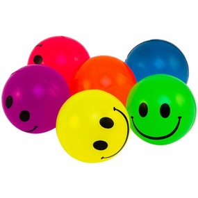 Magni Bouncing ball with smiley-face, 4,5 cm., 4 pcs.