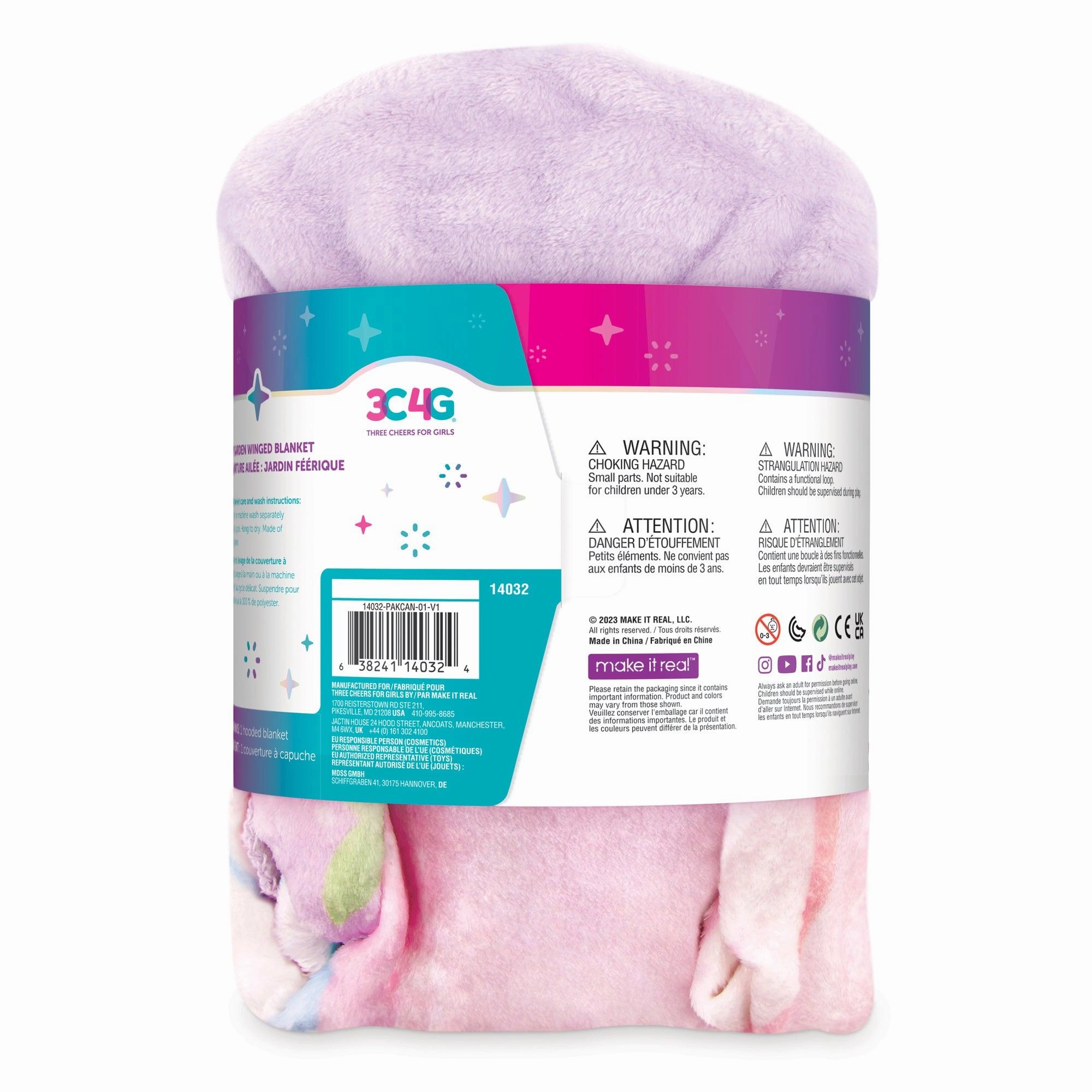 Make it Real 3C4G Fairy Garden Winged Blanket