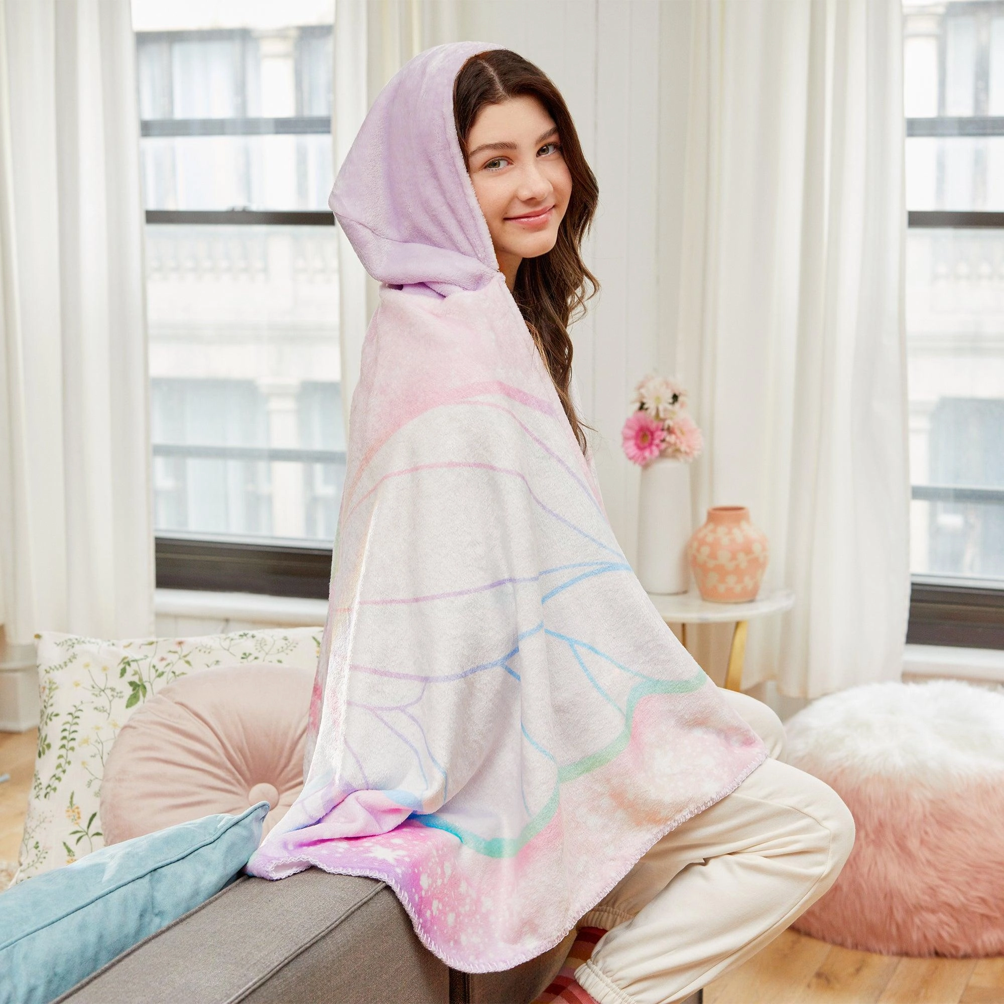 Make it Real 3C4G Fairy Garden Winged Blanket
