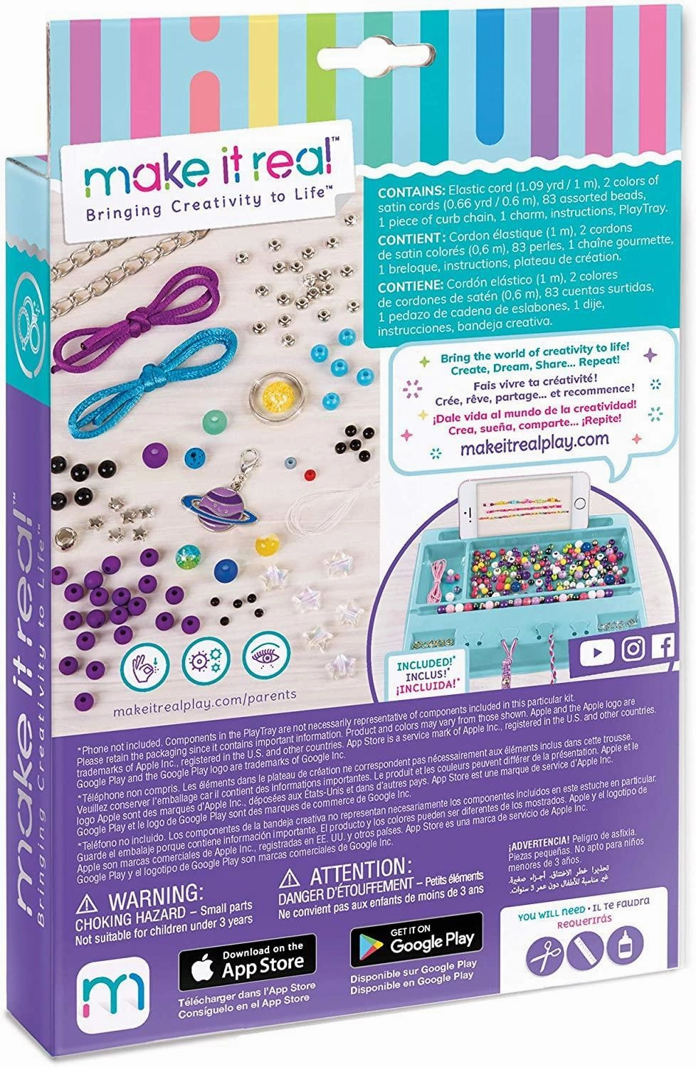 Make It Real Cosmic Charm Bracelets Jewellery Making Set