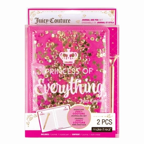 Make it Real Juicy Couture Glitter Journal and Pen
