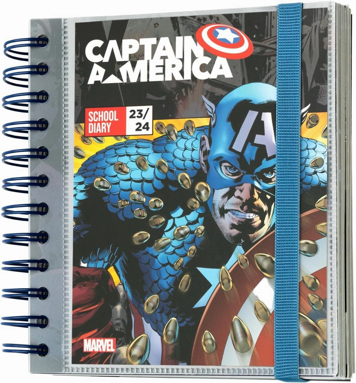 MARVEL CAPTAIN AMERICA 2023/2024 Academic Diary Day To Page 11 Months