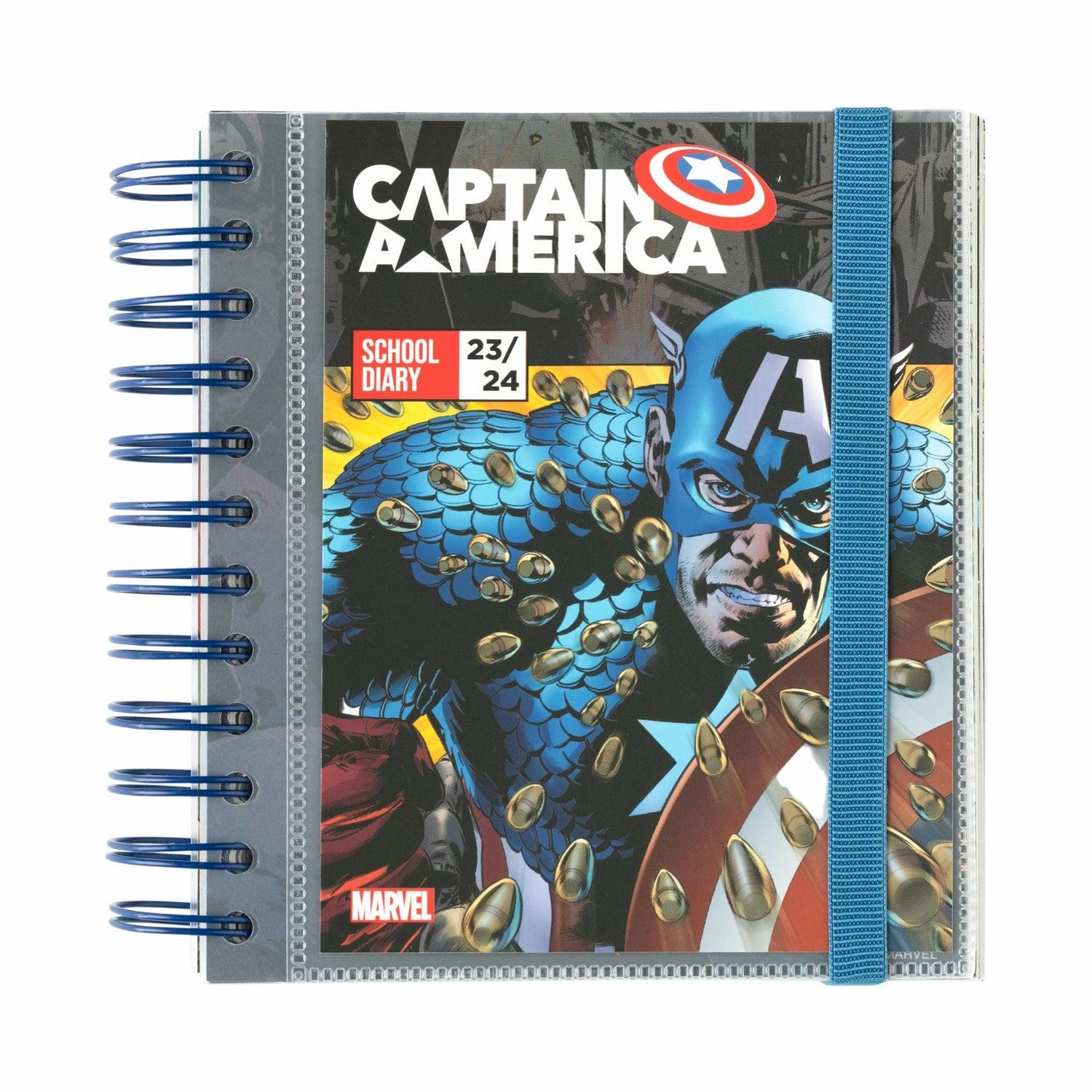 MARVEL CAPTAIN AMERICA 2023/2024 Academic Diary Day To Page 11 Months