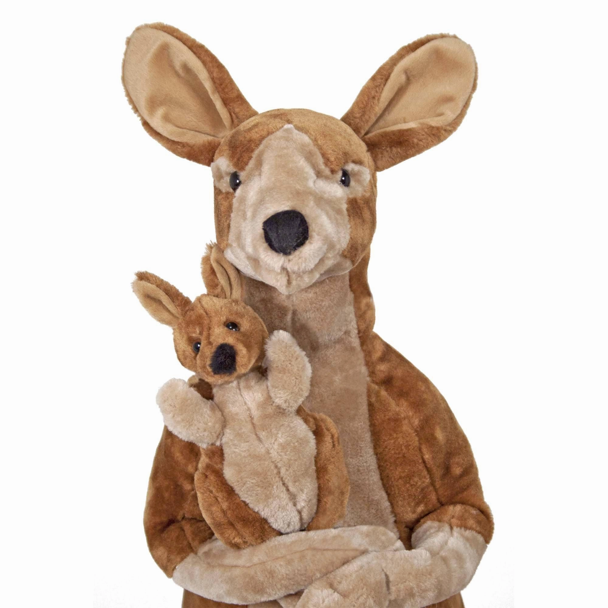 Melissa & Doug 18834 Kangaroo and Joey Lifelike Stuffed Animal