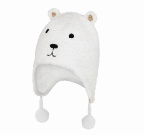 Millymook Baby Girl's Peru Hat - Polar Bear (0 - 24 Months)