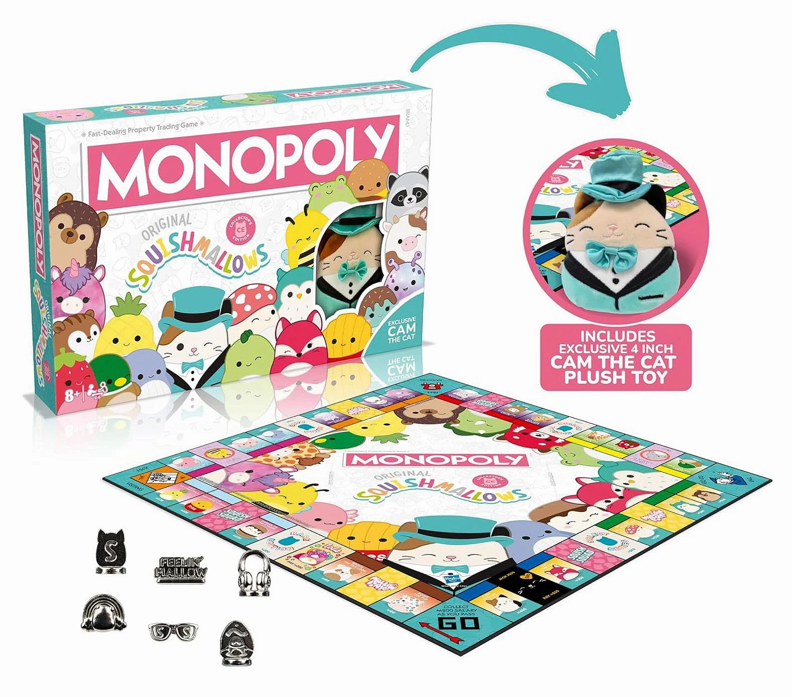 Monopoly Squishmallows Board Game Collectors Edition