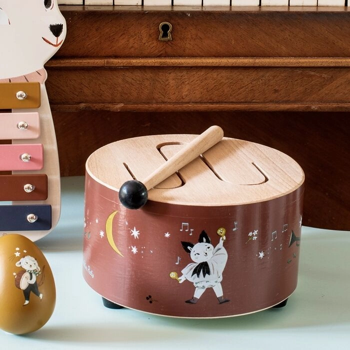 Moulin Roty Apres La Pluie Wooden Drum
