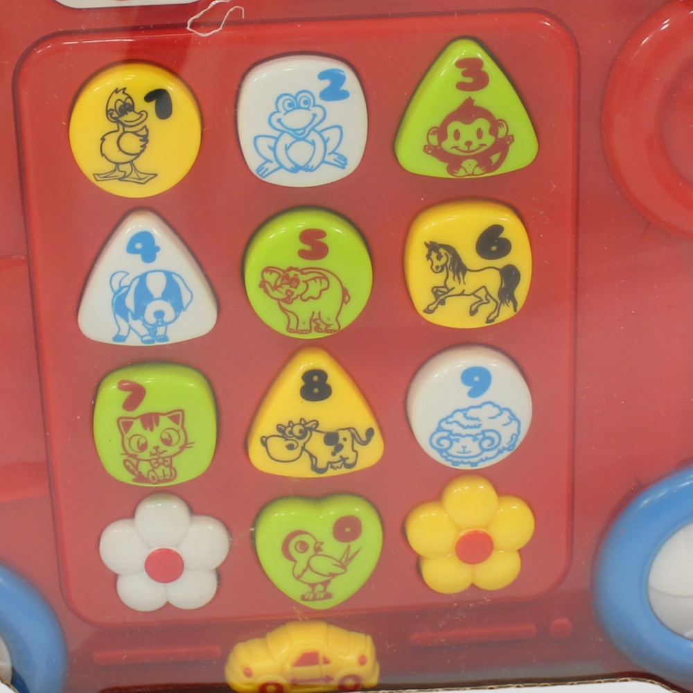 Music Car Musical Bus Shaped Phone - Red