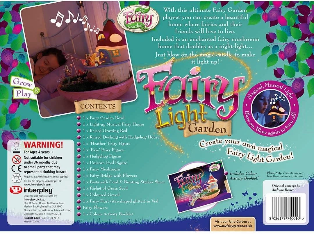 My Fairy Garden Fairy Light Garden Playset