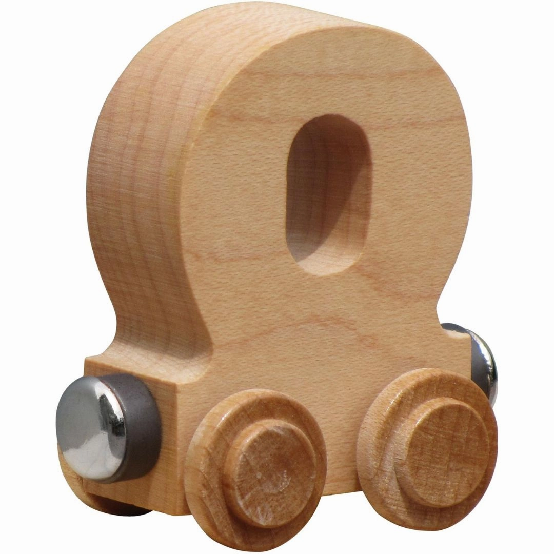 Natural Wooden Name Train Letters