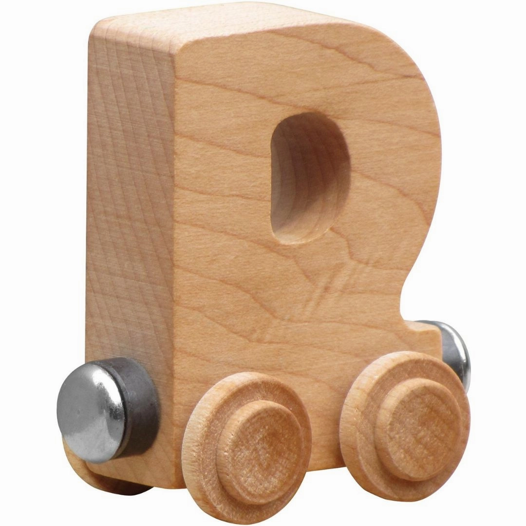 Natural Wooden Name Train Letters