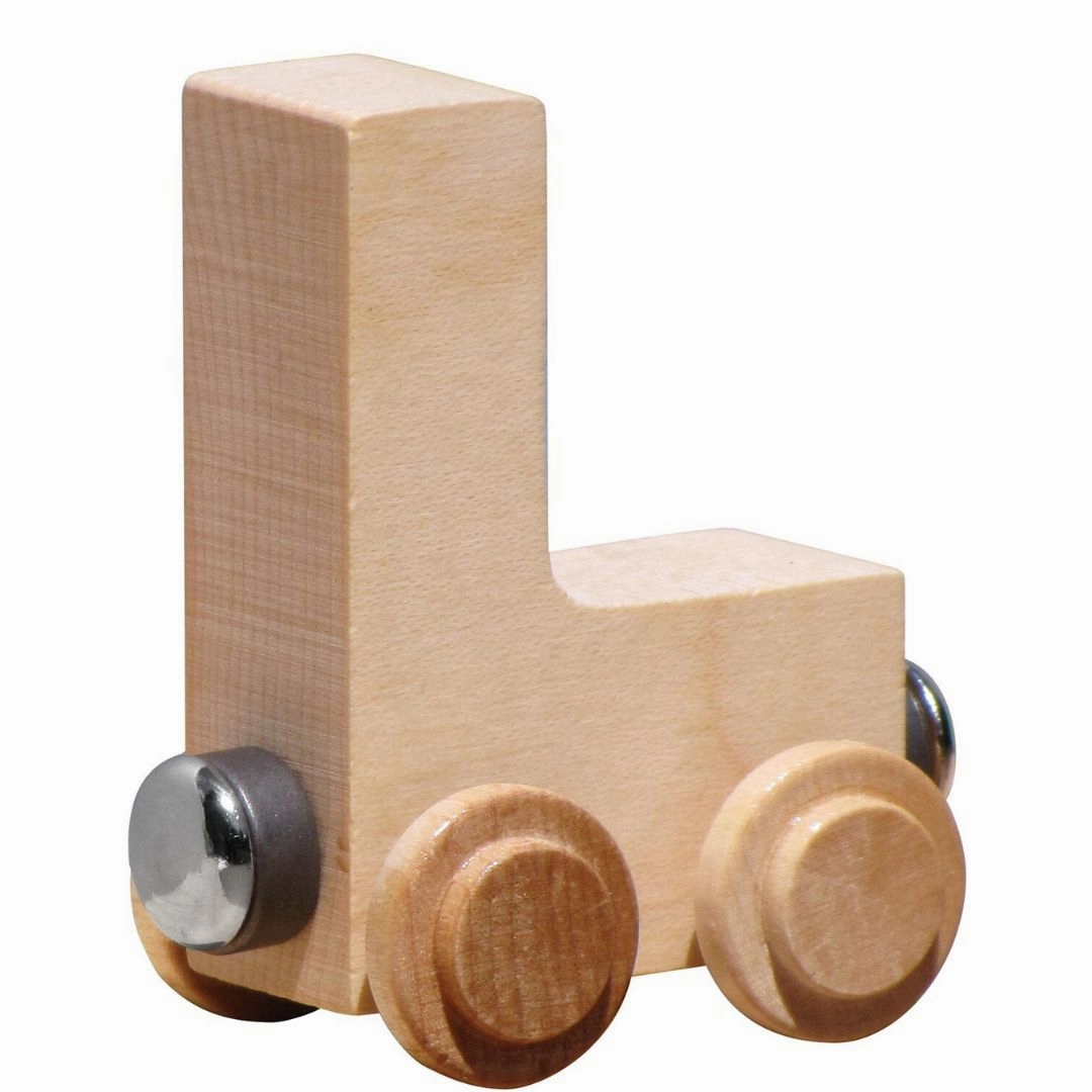 Natural Wooden Name Train Letters