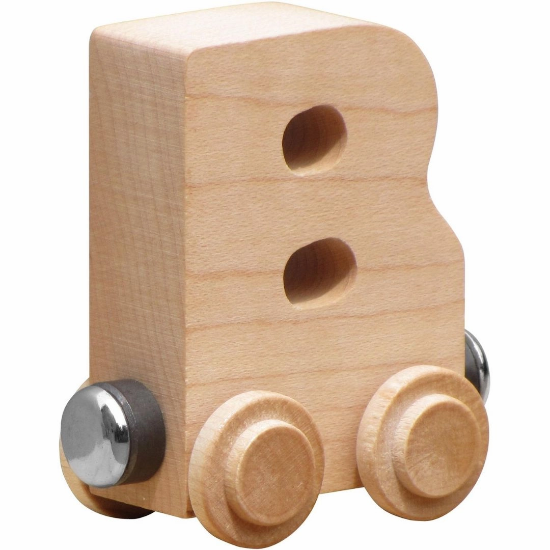 Natural Wooden Name Train Letters