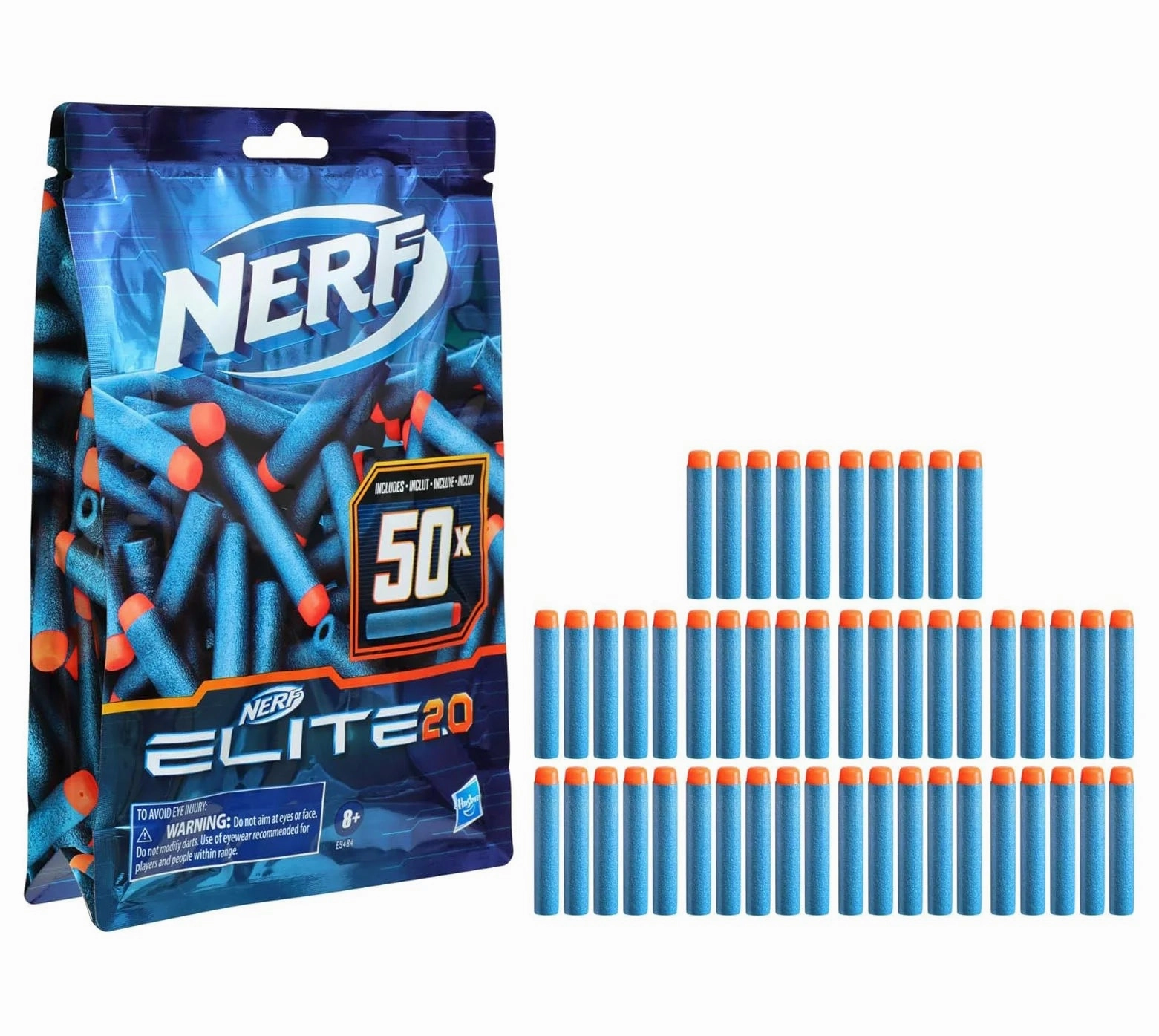 NERF Elite 2.0 Commander RD-6 Blaster 50 Darts Refill Pack
