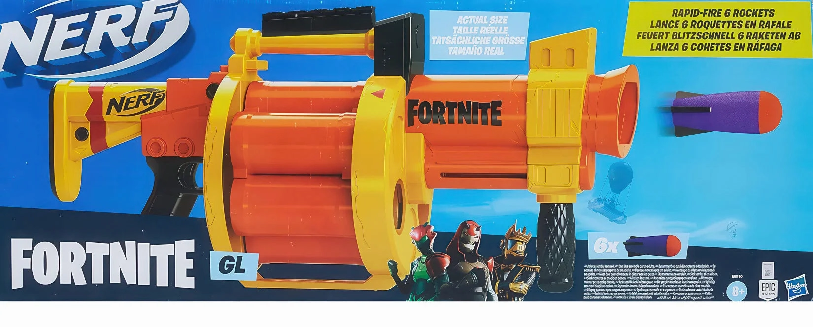 NERF Fortnite GL Rocket-Firing Blaster