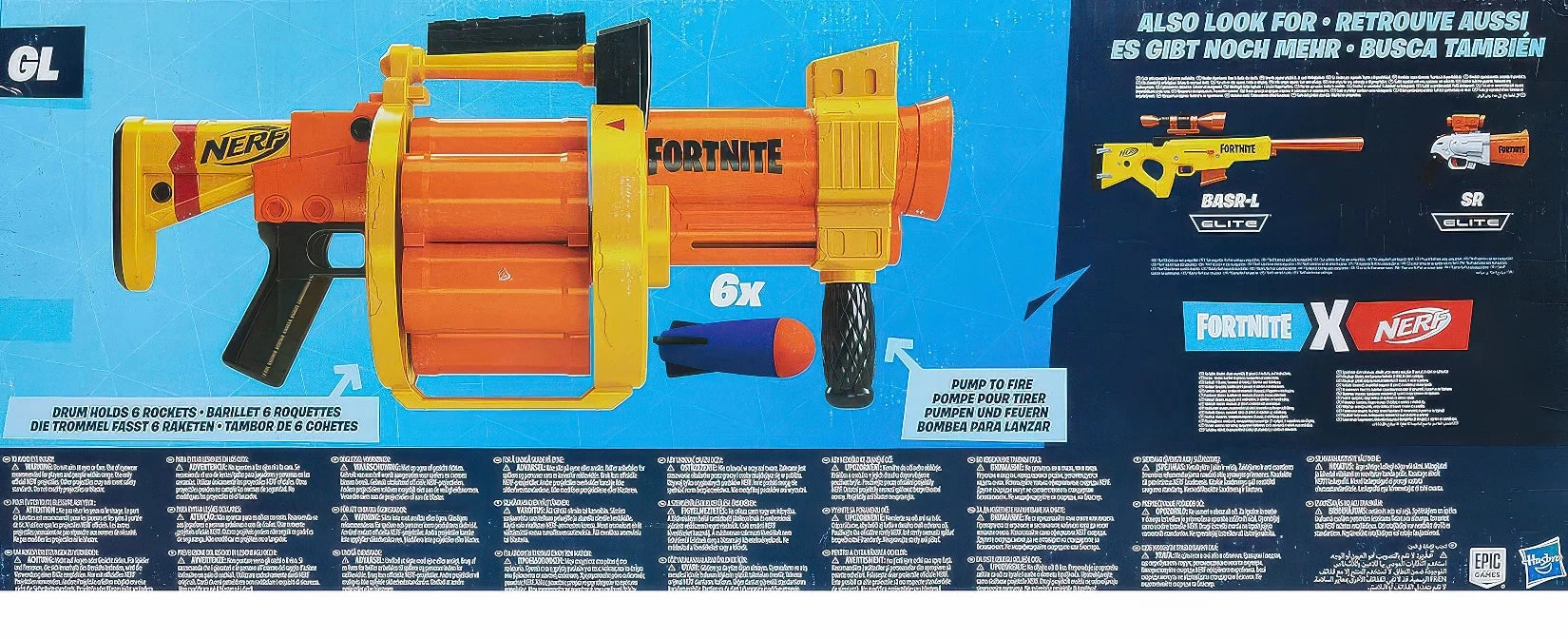 NERF Fortnite GL Rocket-Firing Blaster