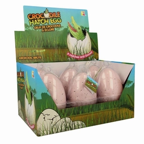 NURCHUMS Hatching Egg, Hatch and Grow Pet Crocodile - Large 11cm