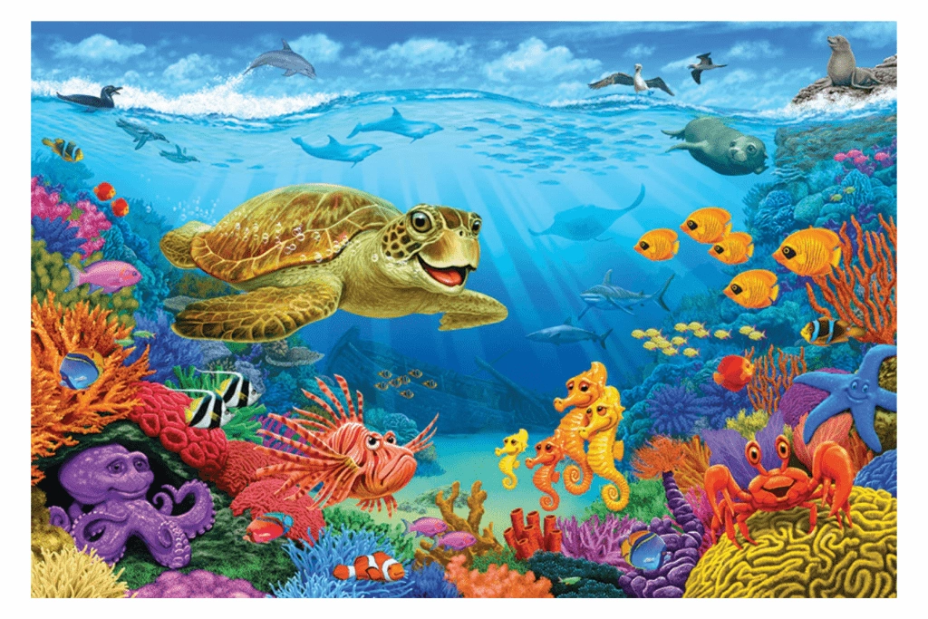 Ocean Reef (Floor Puzzle 36pc)