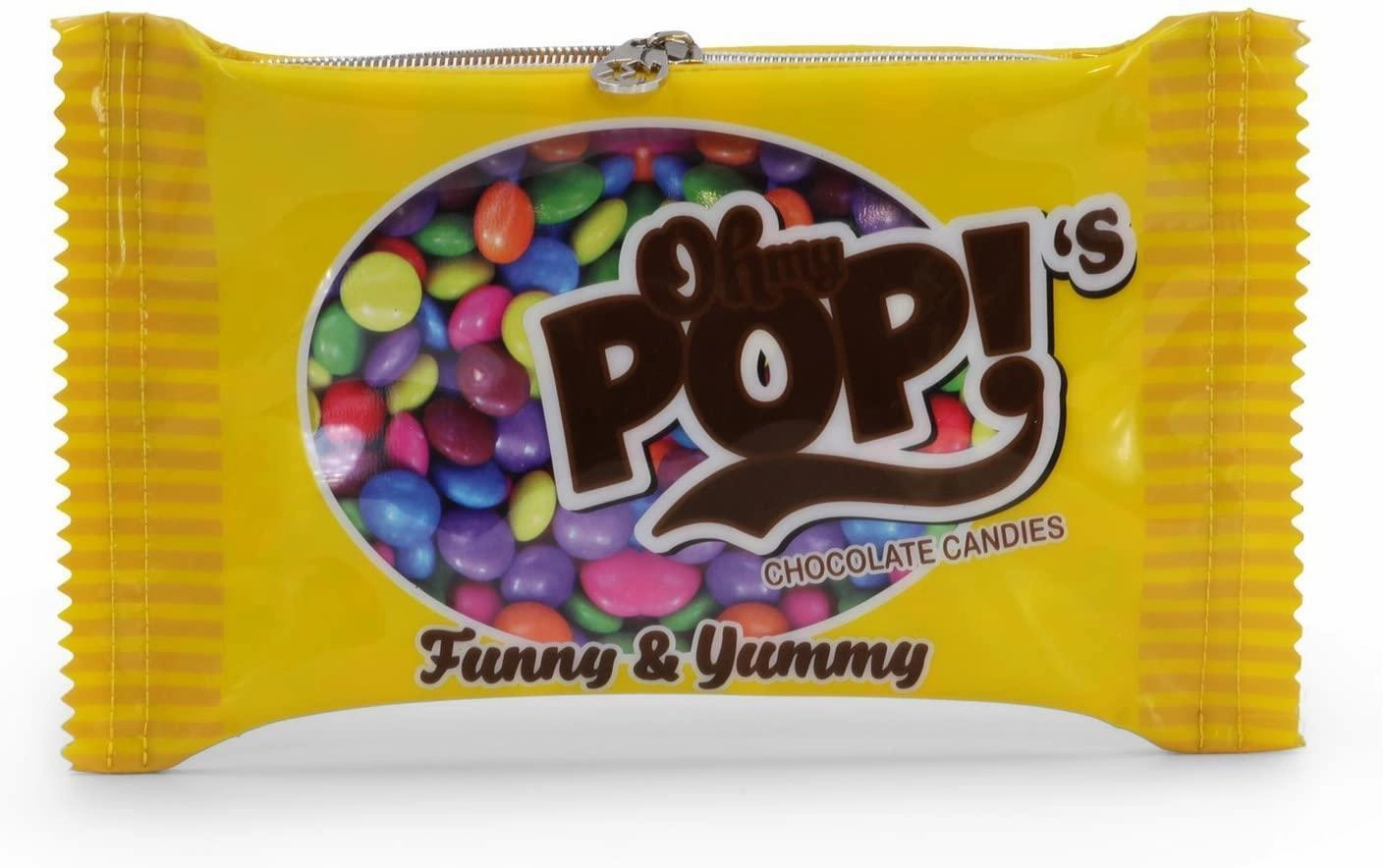Oh My Pop Chocolate Candy Toiletry Bag 30cm - Yellow