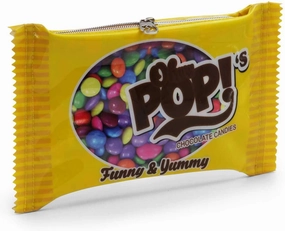 Oh My Pop Chocolate Candy Toiletry Bag 30cm - Yellow