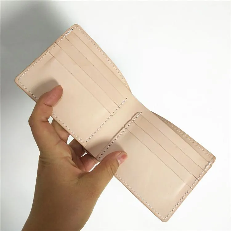 [On Sale] Handmade Cool Mens Snake Skin Bifold Small Wallet Slim billfold Wallet for Men